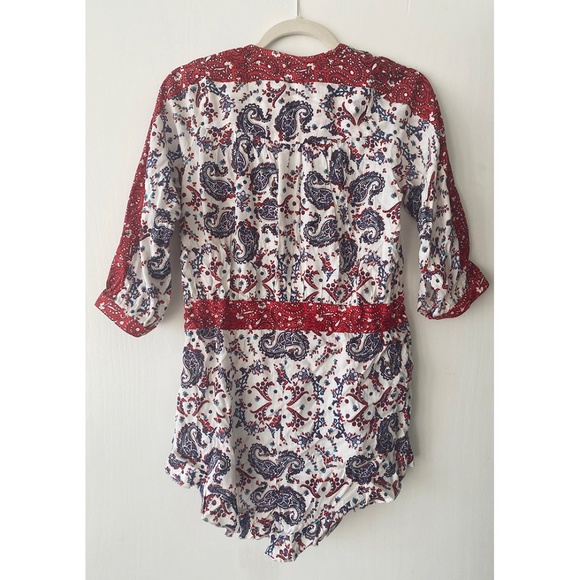 On The Road Paisley Romper - Picture 5 of 6